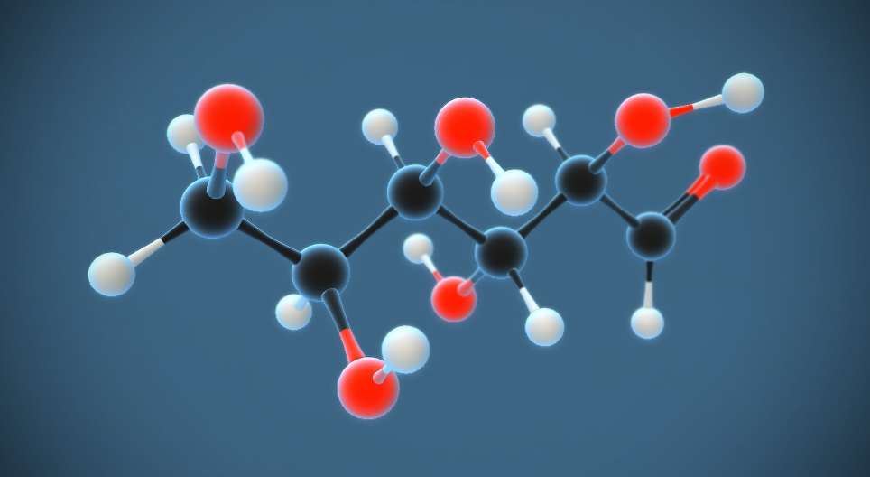 D-glukose (dextrose) (C₆H₁₂O₆)