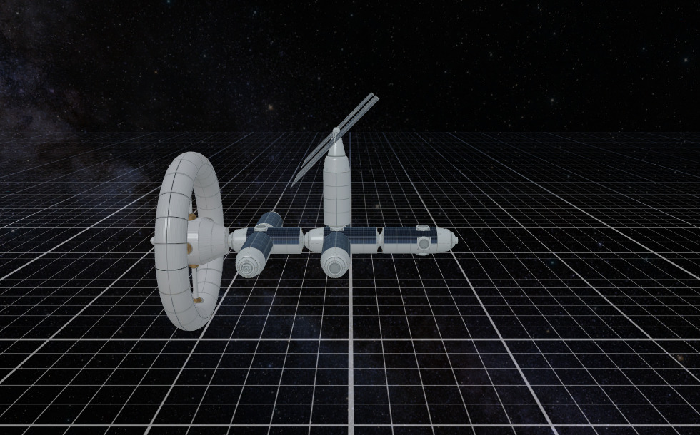 Die Schwerelosigkeit - 3D-Modell - Mozaik Digitale Bildung und Lernen