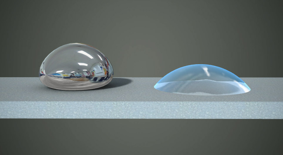 Die Oberflächenspannung - 3D-Modell - Mozaik Digitale Bildung und Lernen