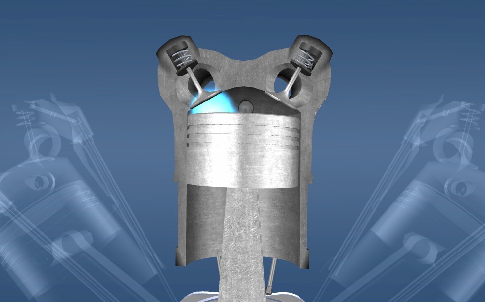 Rad Engine Components Radial engine - 3D scene - Mozaik Digital Education and Learning
