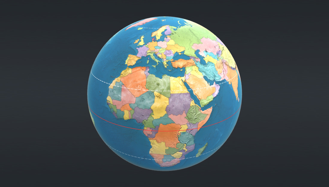 The countries of the World - 3D scene - Mozaik Digital Education and ...