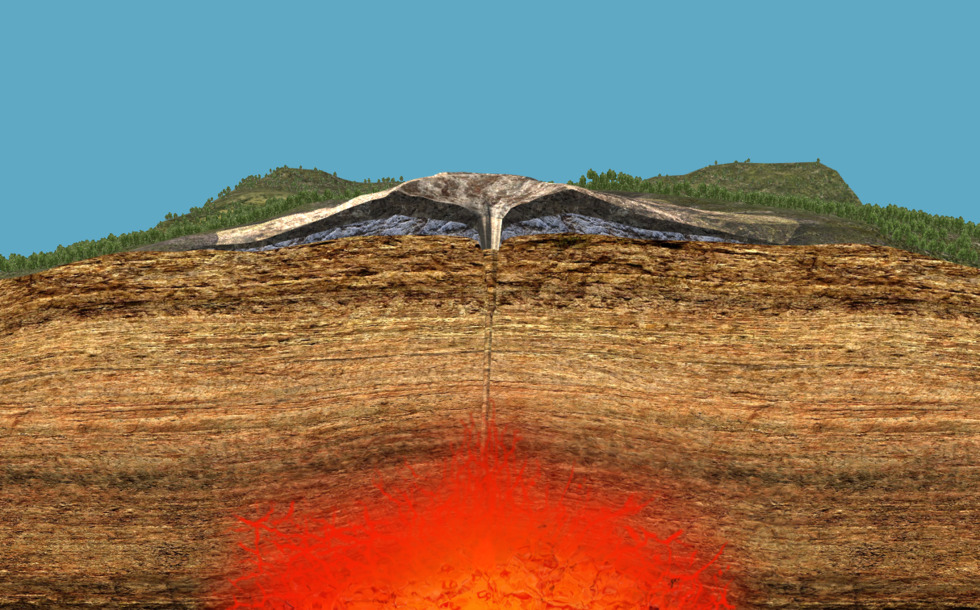 Active volcano