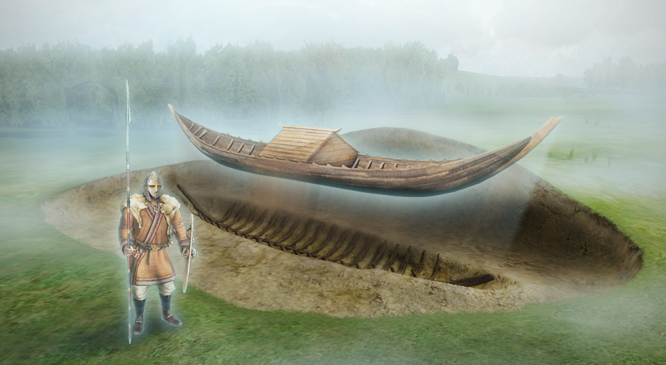 Sutton Hoo 3D scene Mozaik Digital Education and Learning