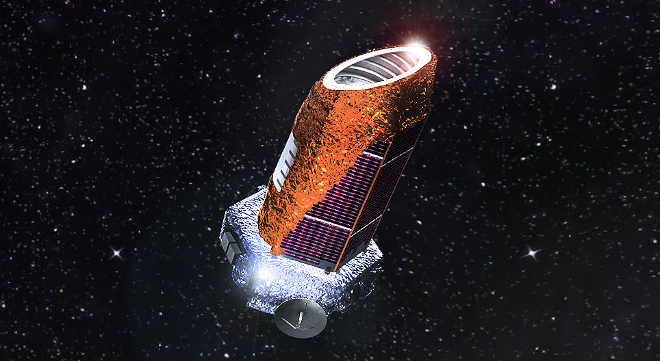 Telescopio espacial Kepler - escena en 3D - Educación digital y aprendizaje  Mozaik