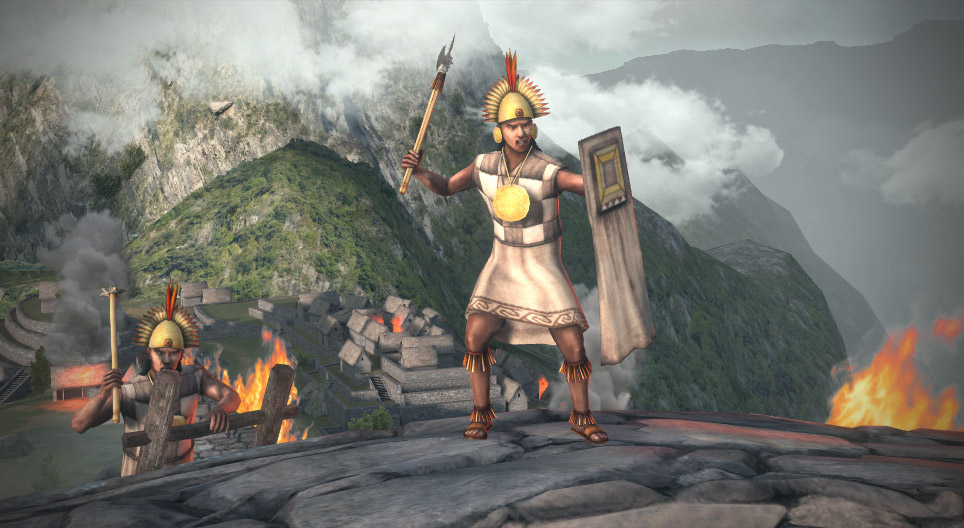 Guerrero inca (siglo XV) - escena en 3D - Educación digital y ...