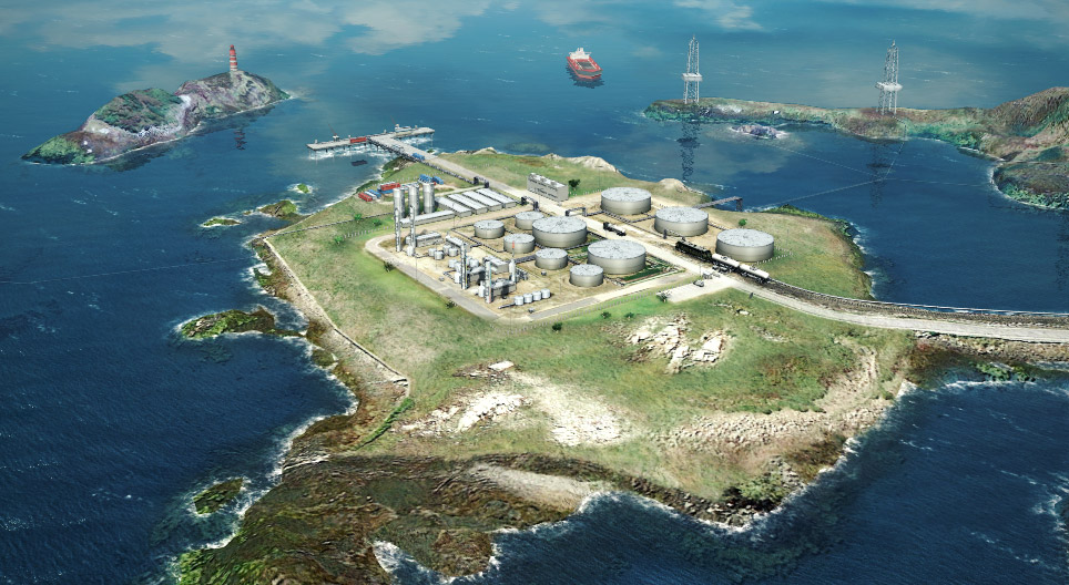 Oil refinery