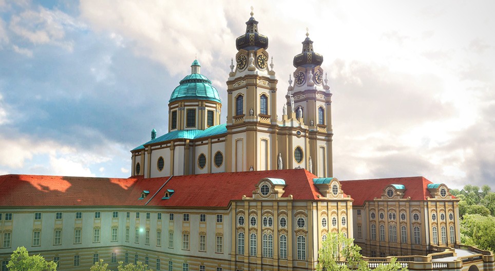 Melkin luostari (Stift Melk, Itävalta)