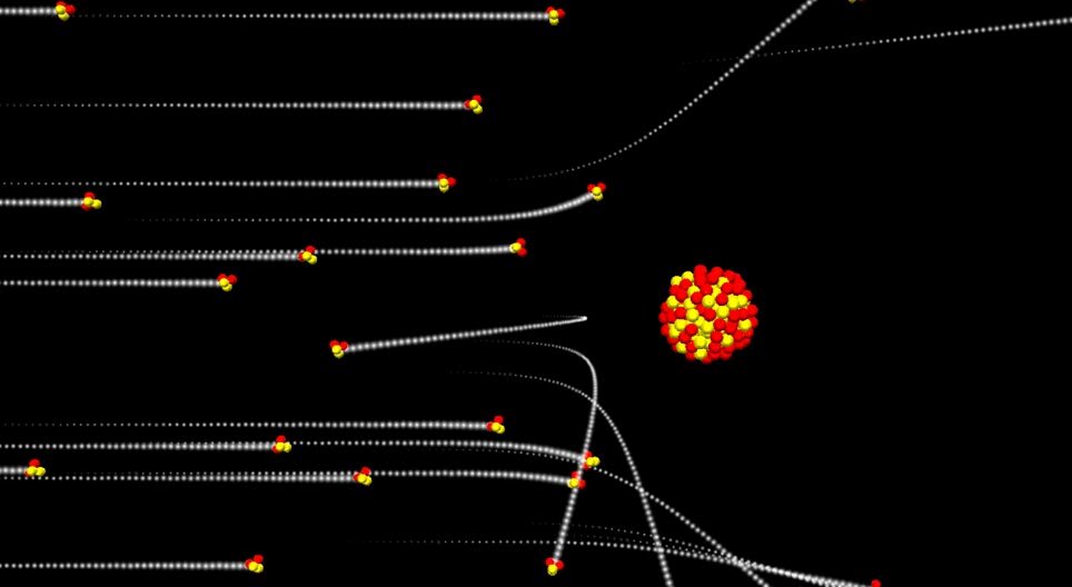 L'expérience de Rutherford scène 3D Enseignement et apprentissage numériques Mozaik