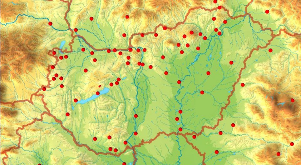 Topografia storica (località, bacino dei Carpazi)