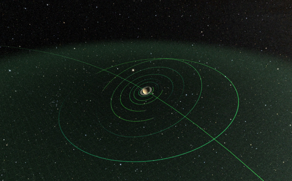 土星 - 3Dシーン - Mozaikデジタル教育と勉強