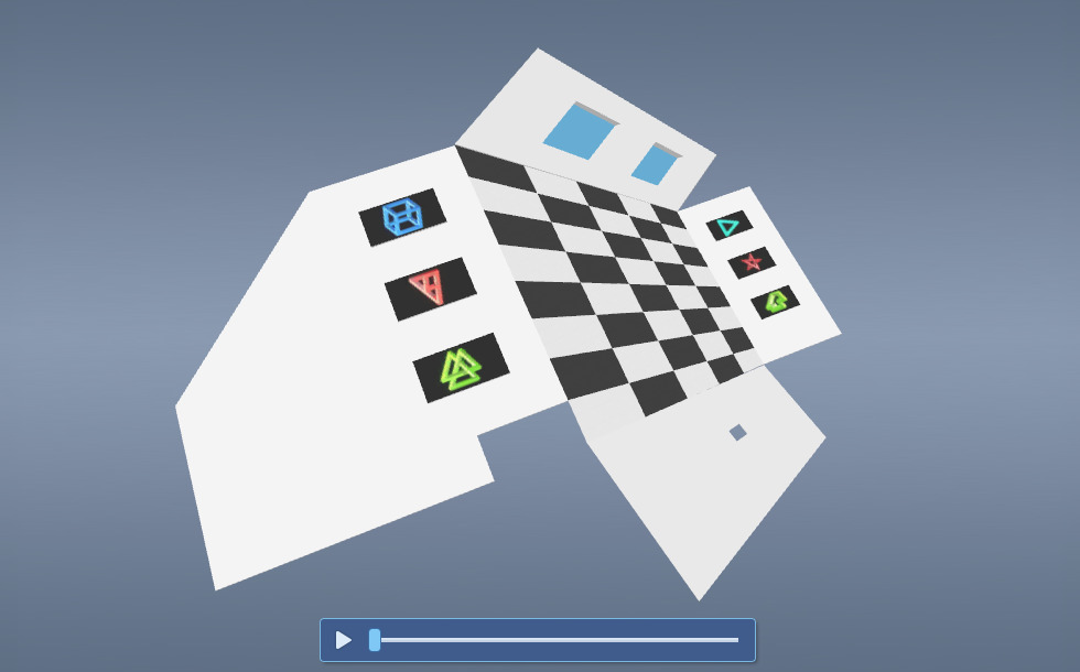 エイムズの部屋 - 3Dシーン - Mozaikデジタル教育と勉強