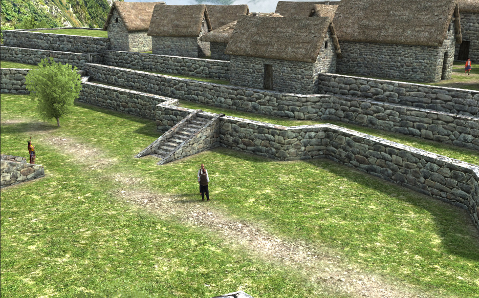 マチュピチュ (15世紀) - 3Dシーン - Mozaikデジタル教育と勉強
