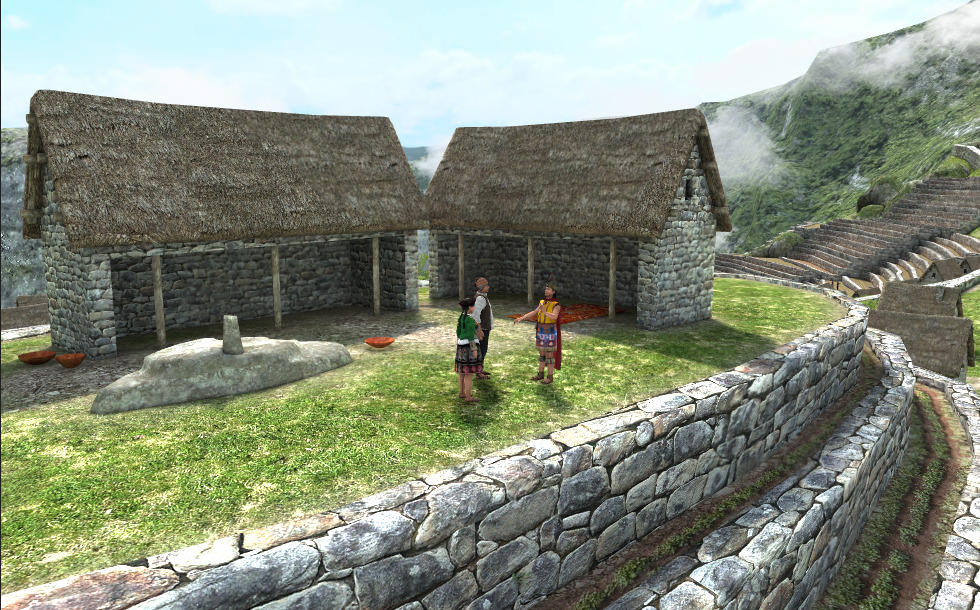 マチュピチュ (15世紀) - 3Dシーン - Mozaikデジタル教育と勉強