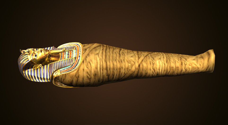ツタンカーメンの墓 (紀元前14世紀) - 3Dシーン - Mozaikデジタル教育
