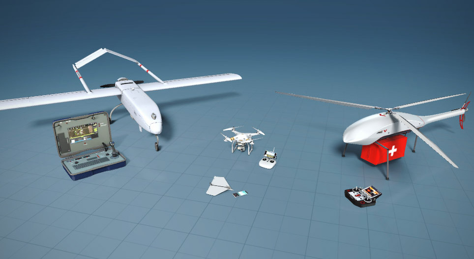 무인의 공중 차량 (UAV)