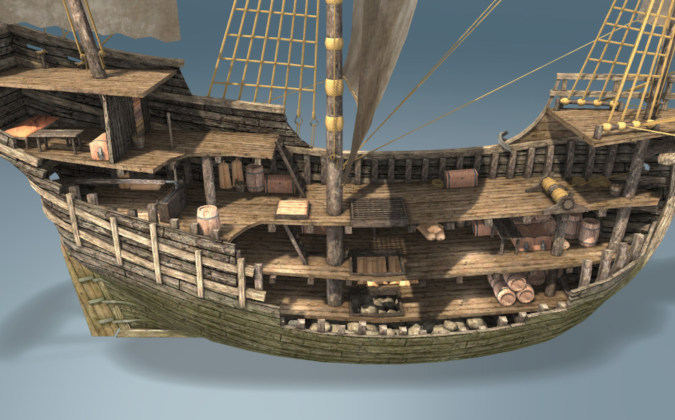 その他 Santa Maria Voyage #03 43.3% Santa Maria (15th century) - 3D vaizdas - „Mozaik