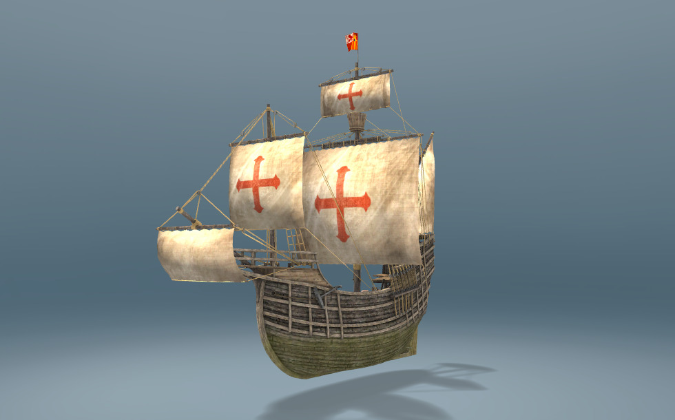 Santa Maria (15th century) - 3D vaizdas - „Mozaik