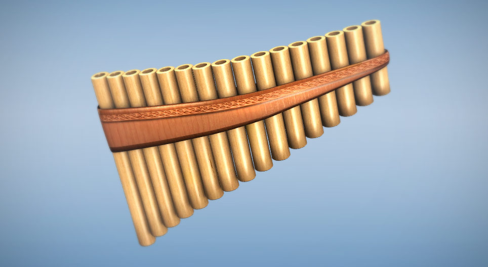 Panpipe 3D aina MOZAIK Digitālā izglītība un mācīšanās