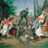 Михай Мункачи: «Пасхальный источник» (1865)