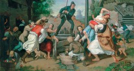 Михай Мункачи: «Пасхальный источник» (1865)