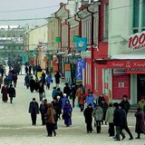 Lối đi dành cho người đi bộ ở Irtkutsk, Siberia