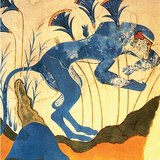 Изображение на стене Кноссоского дворца (приблизительно 1200 до Р.Х.)