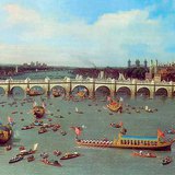 Джованни Каналь (Каналетто): «Лондон, Вестминстерский мост» (фрагмент)