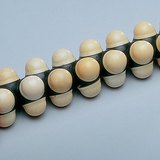 硬脂酸分子的空間填充模型