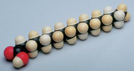 Полусферическая модель молекулы стеариновой кислоты