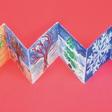 Изготовление книжки-гармошки о временах года – шаг 3