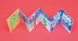 Creación de un leporello sobre las estaciones del año - Paso 3