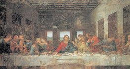 Леонардо да Винчи: «Тайная вечеря» (1495–1498, Возрождение)