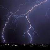 Lightning is a powerful electrostatic discharge