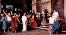 Михай Мункачи: «Христос перед Пилатом» (1881)