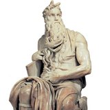 Микеланджело: Моисей (1513 - 1516, ренесанс)