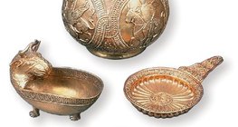Unas piezad del tesoro de Nagyszentmiklós