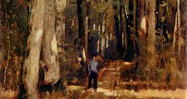 Ласло Паал: «Дорога через лес Фонтенбло» (1876)