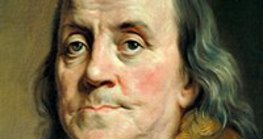 Бенджамин Франклин (1706–1790), американский политик, изобретатель