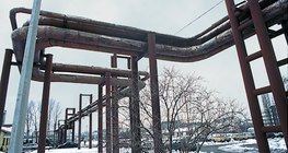 П-образные компенсаторы надземной теплотрассы