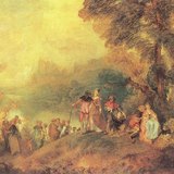 Антуан Ватто: «Отплытие с Киферы» (1717, рококо)