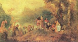 Антуан Ватто: «Отплытие с Киферы» (1717, рококо)