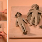 Изготовление фигуры человека из пластилина