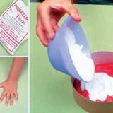 Оттиск кисти руки из гипса