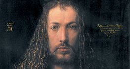 Альбрехт Дюрер: «Автопортрет в одежде, отделанной мехом» (1500, Возрождение)