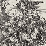 Альбрехт Дюрер: «Четыре всадника Апокалипсиса» (1497, Возрождение)