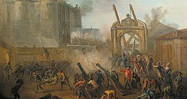 Штурм Бастилии 14 июля 1789 года