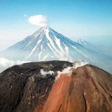 Вулканы на полуострове Камчатка