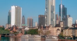 Небоскрёбы в центре Франкфурта-на-Майне