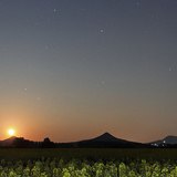 Останцы в лунном свете