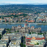 Quang cảnh Budapest với Tòa nhà Quốc hội Hungary